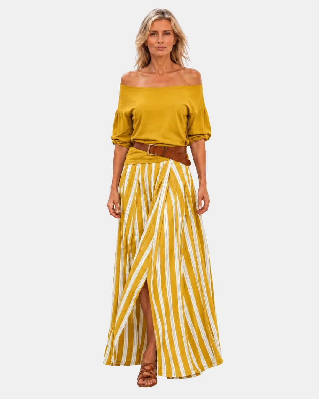 Étiennette | Ensemble blouse et jupe style méditerranéen