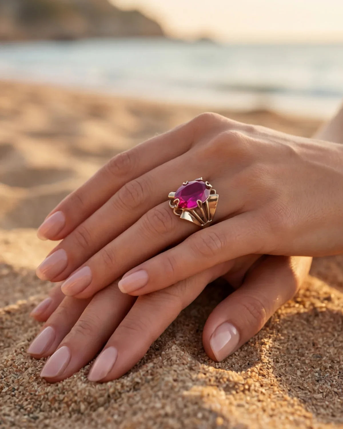 Livia | Bague saphir