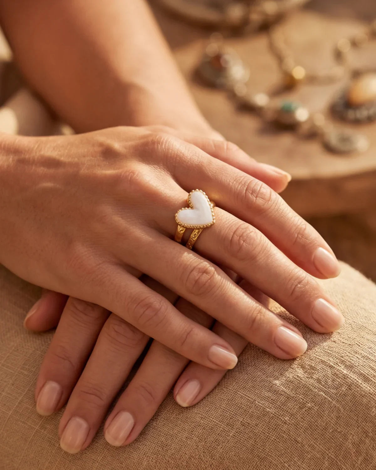 Quitterie | Bague cœur