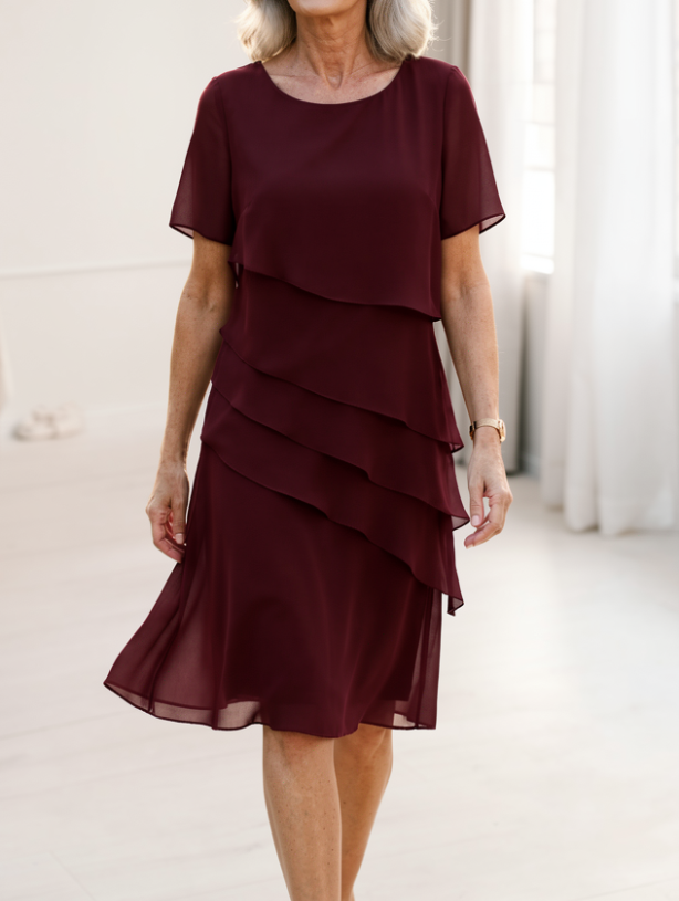 Maristelle | Robe Élégante Nuit Satinée