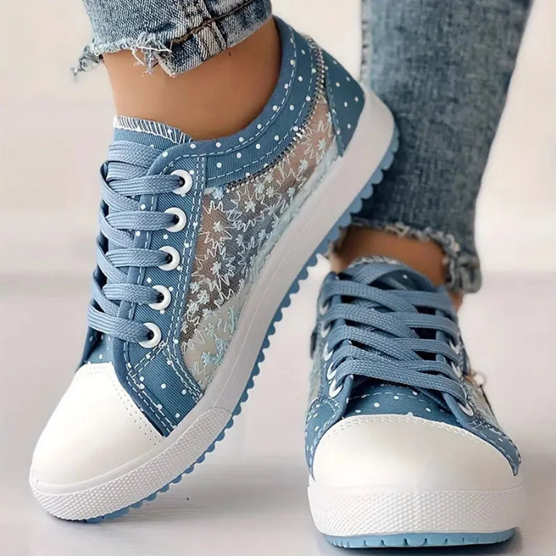 Marscha | Baskets Élégantes en Dentelle