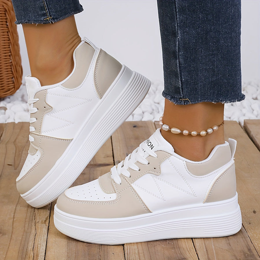 Clémence | Baskets Plateforme Chic