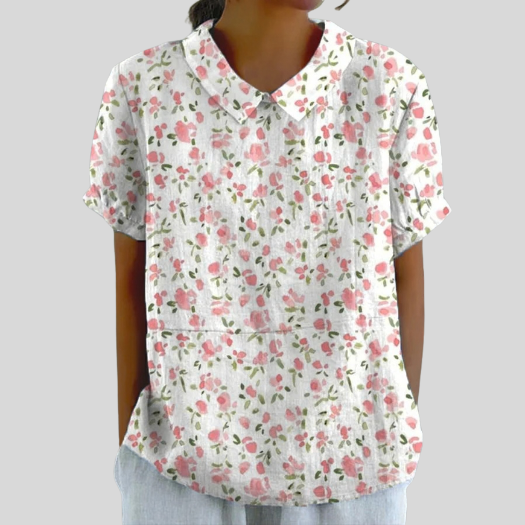 Juliette | Blouse Fleurs Miniatures