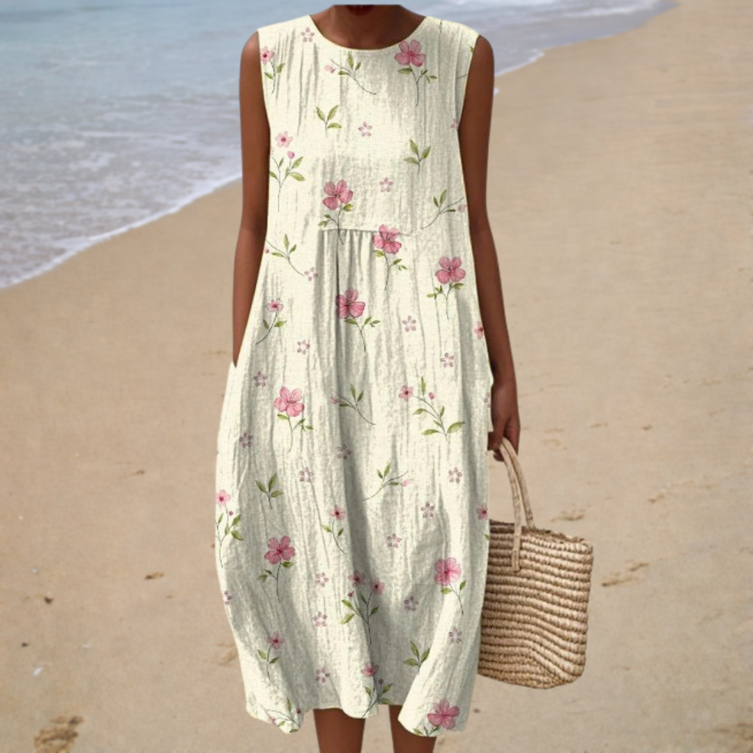 Élodie | Robe Midi Florale