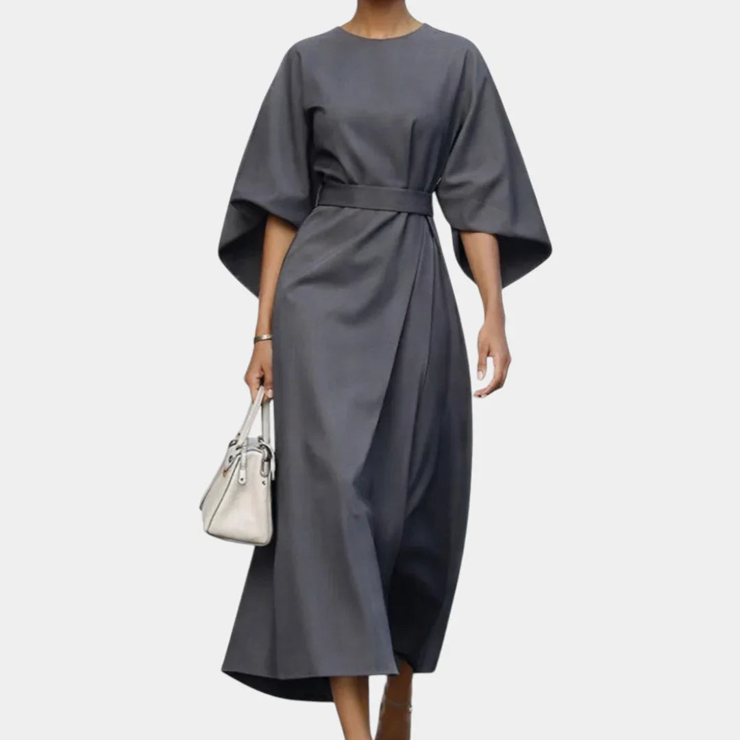 Ariane | Robe Maxi à Manches Kimono
