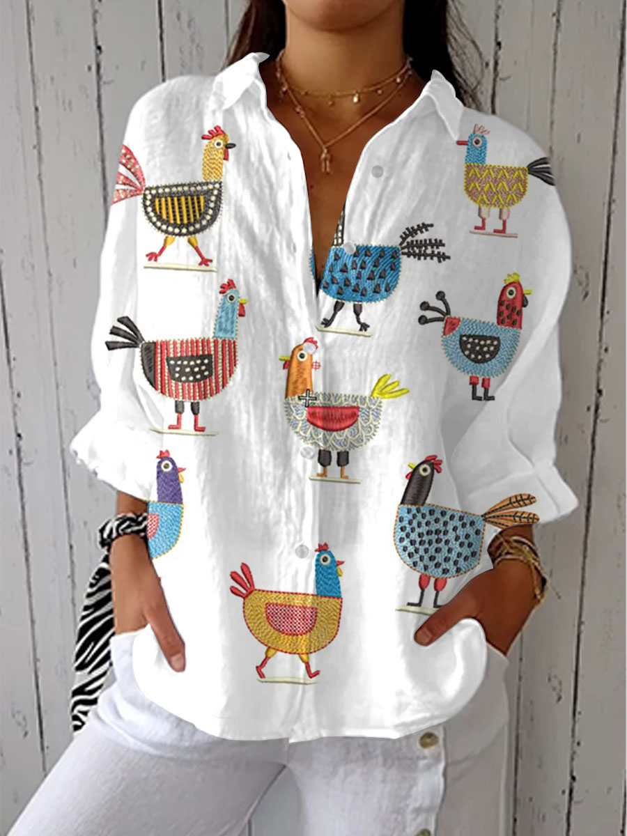 Maëlys | Blouse Motifs Ludiques
