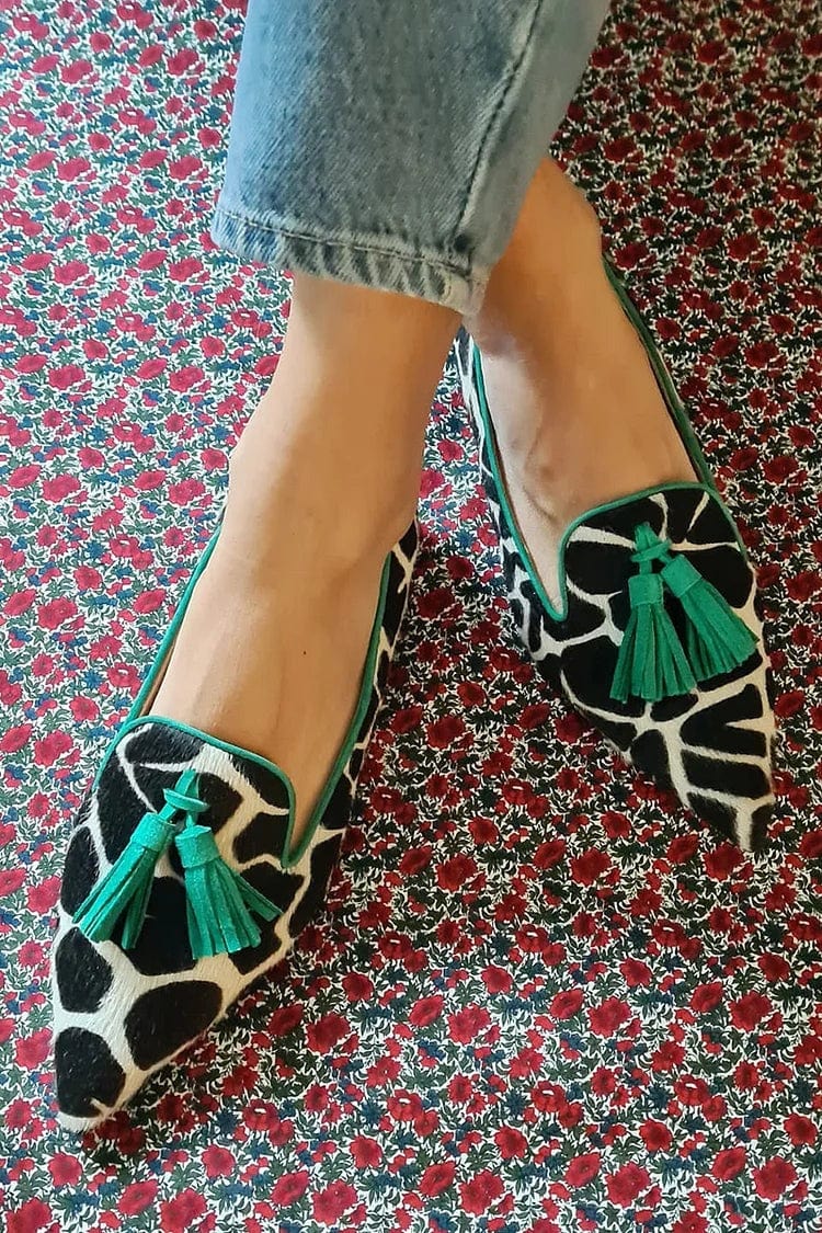 Mathilde | Mocassins Pointus Imprimé Animalier