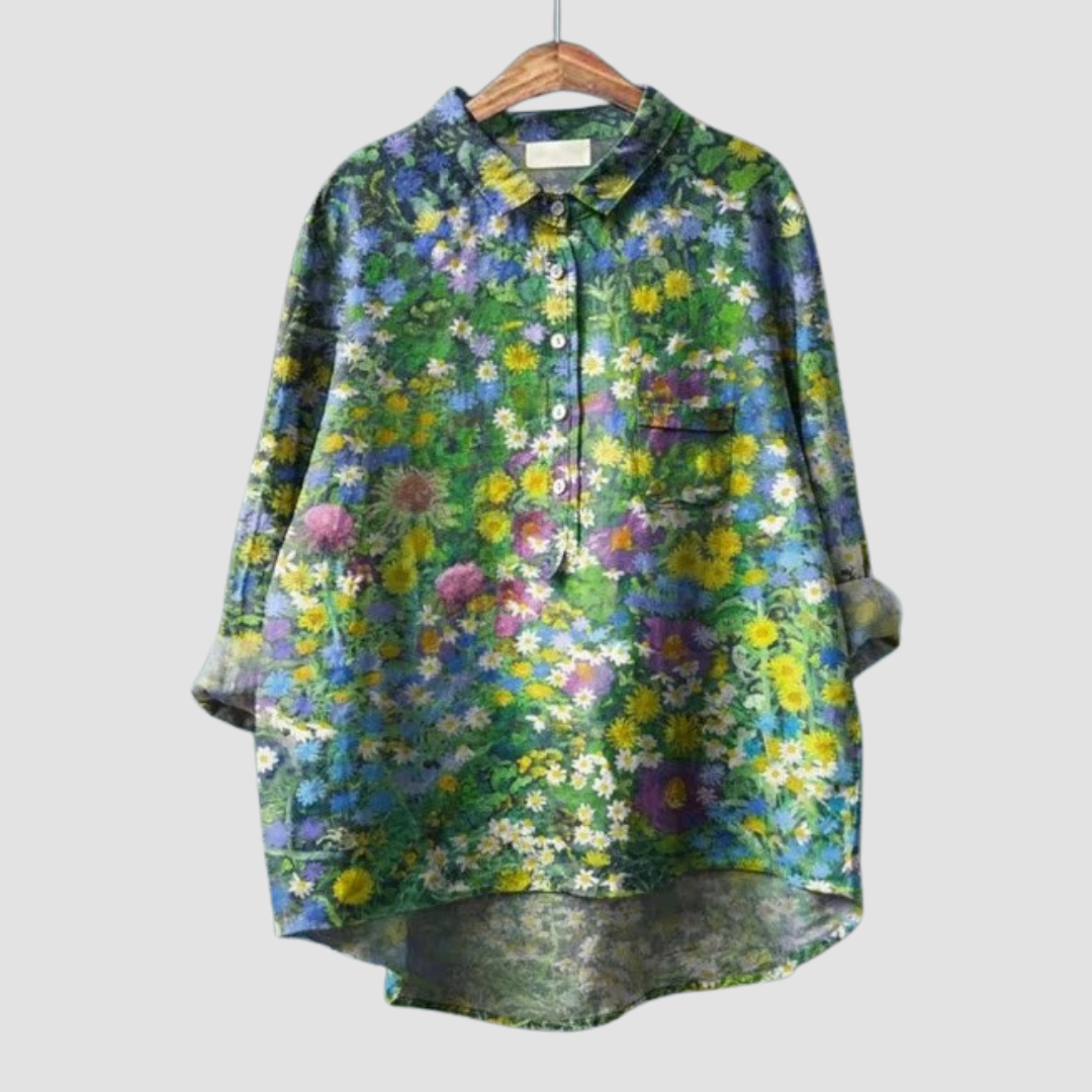 Blandine | Blouse Florale Lumineuse