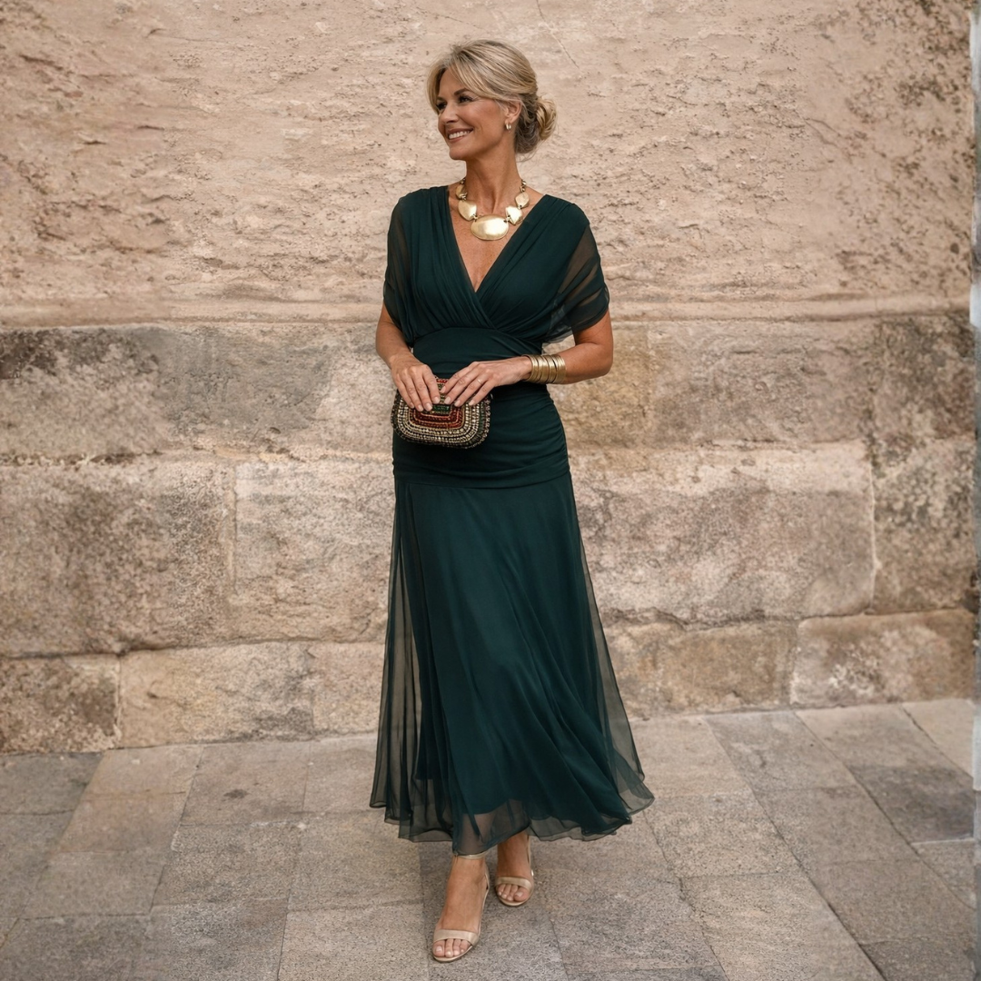 Camille | Robe Longue Épaules Dénudées