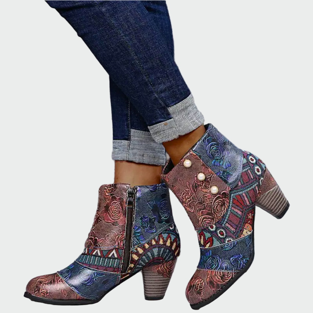Aurélia | Bottines Patchwork Artistiques