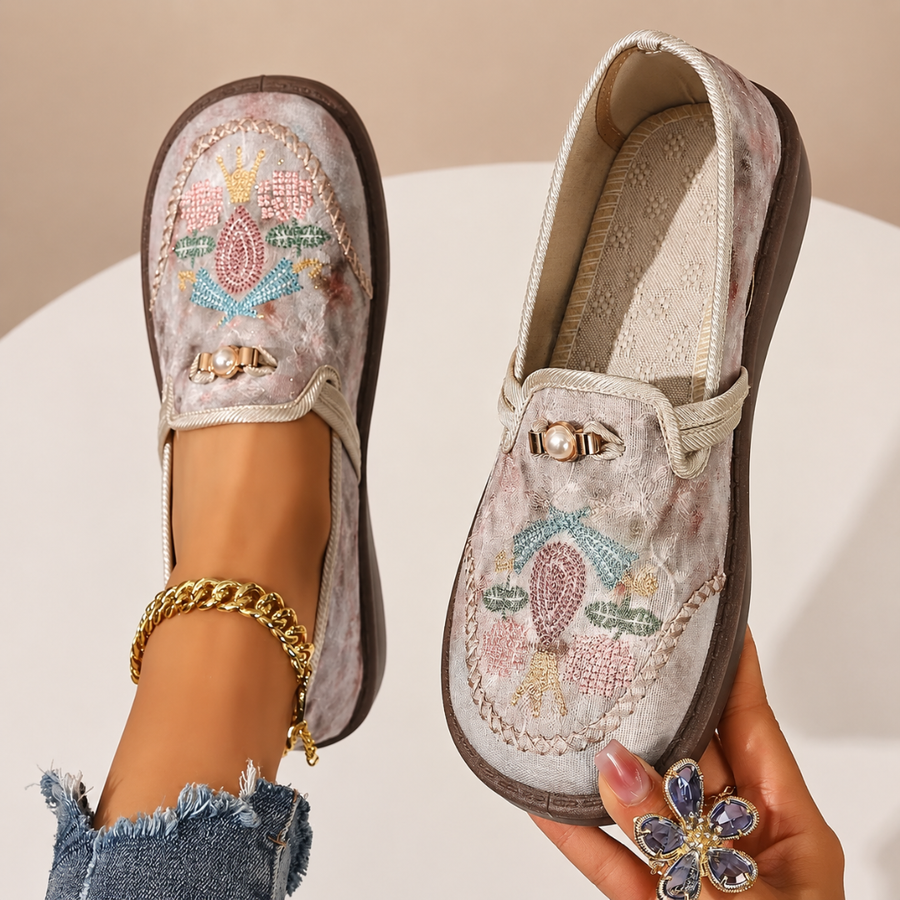 Michèle | Mocassins Brodés Confort