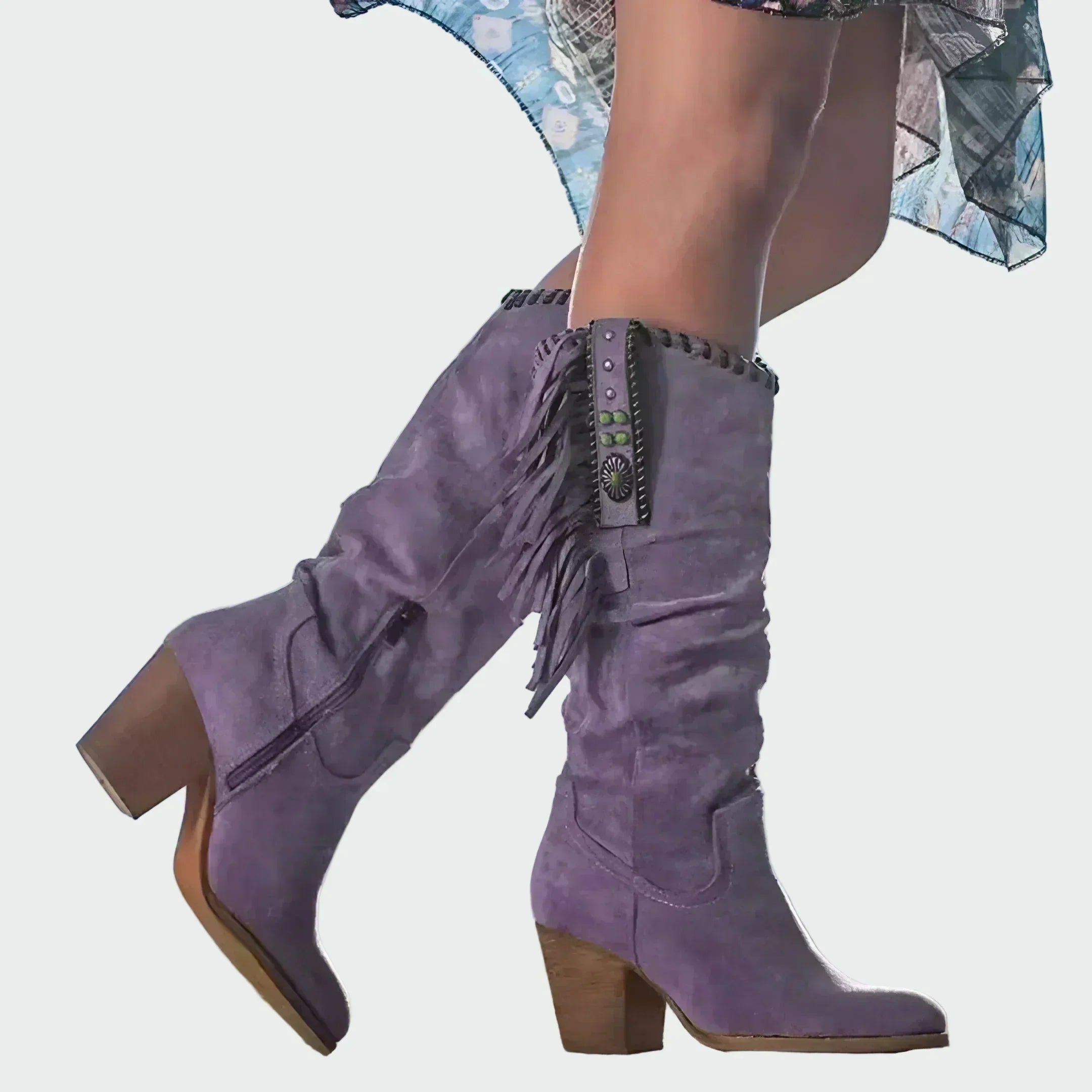 Savannah | Bottes Western Frangées