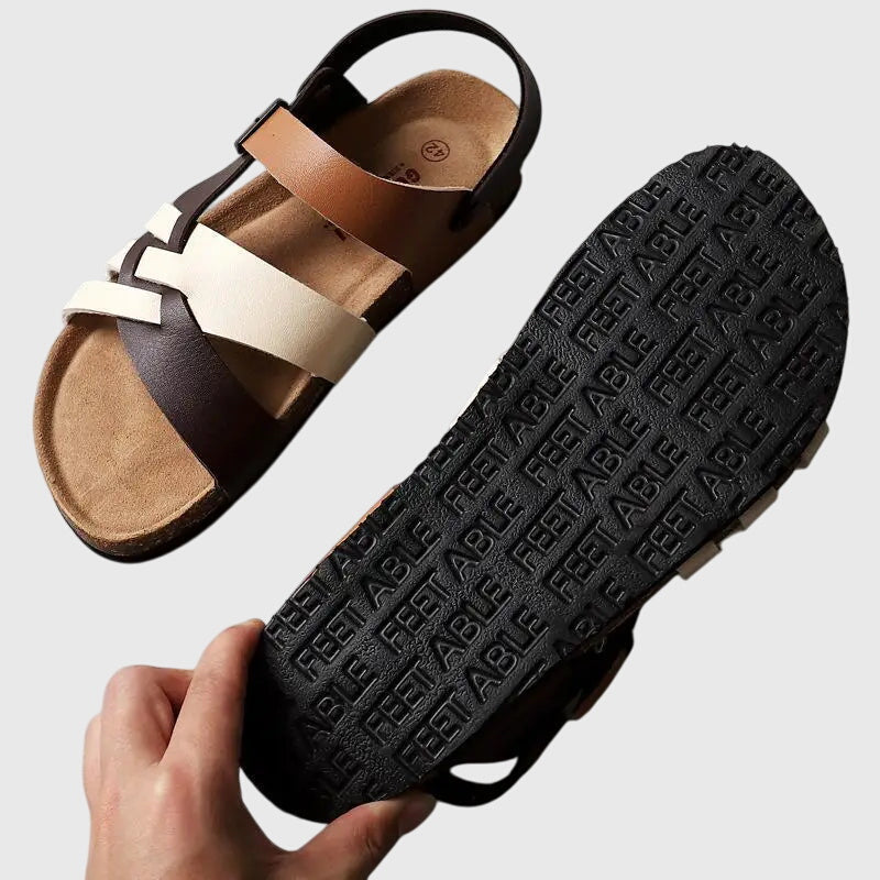 Émilienne | Sandales Orthopédiques Croisées