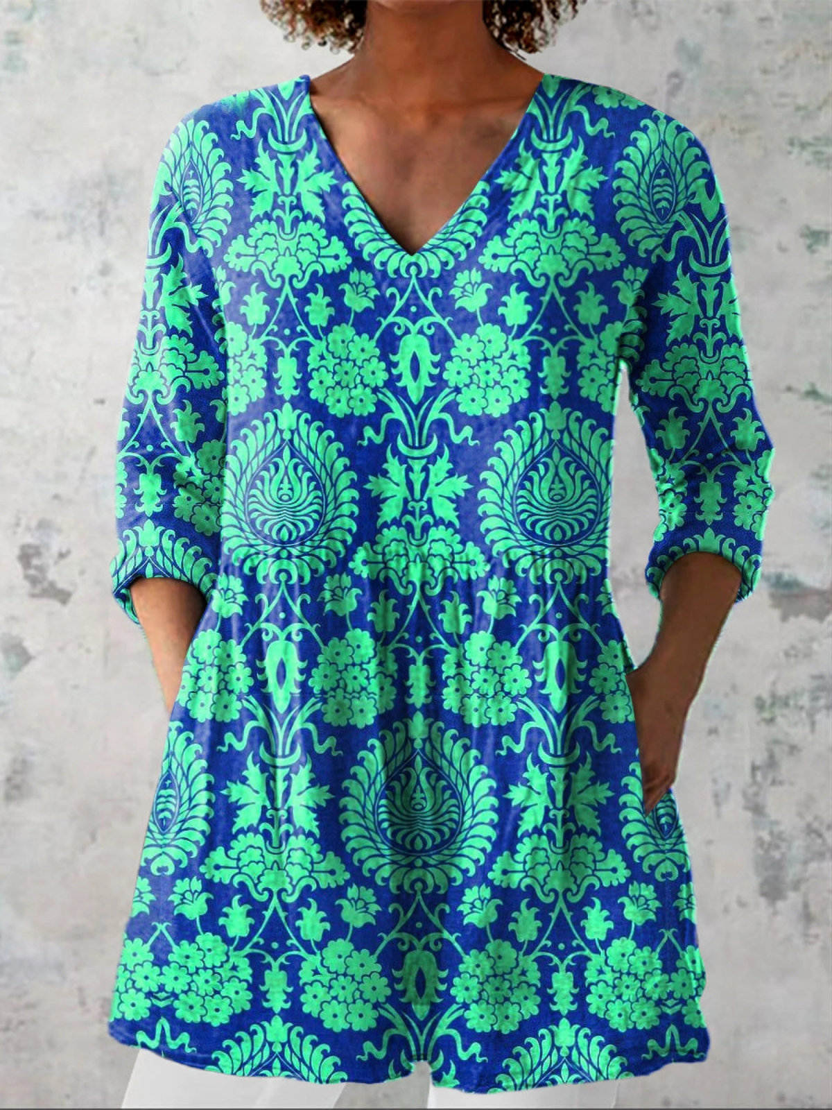 Juliette | Blouse Longue Col V