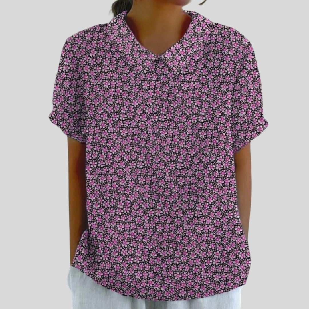 Léonie | Blouse Micro-Fleurie