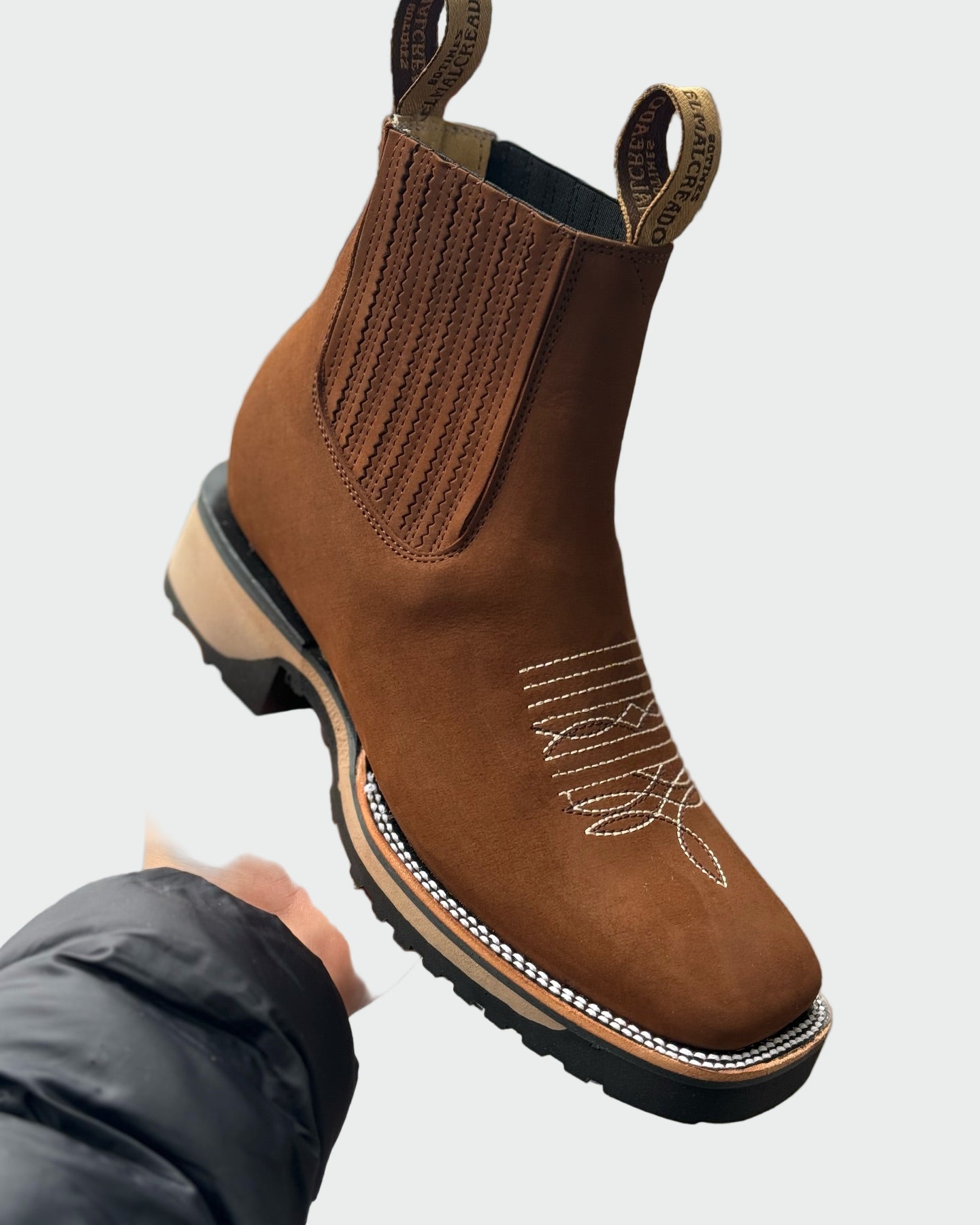 Camélia | Bottines Chelsea Brodées