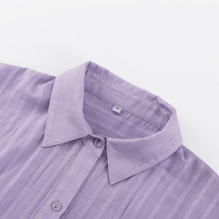 Viola - Ensemble Chemise Boutonnée et Shorts Aérés