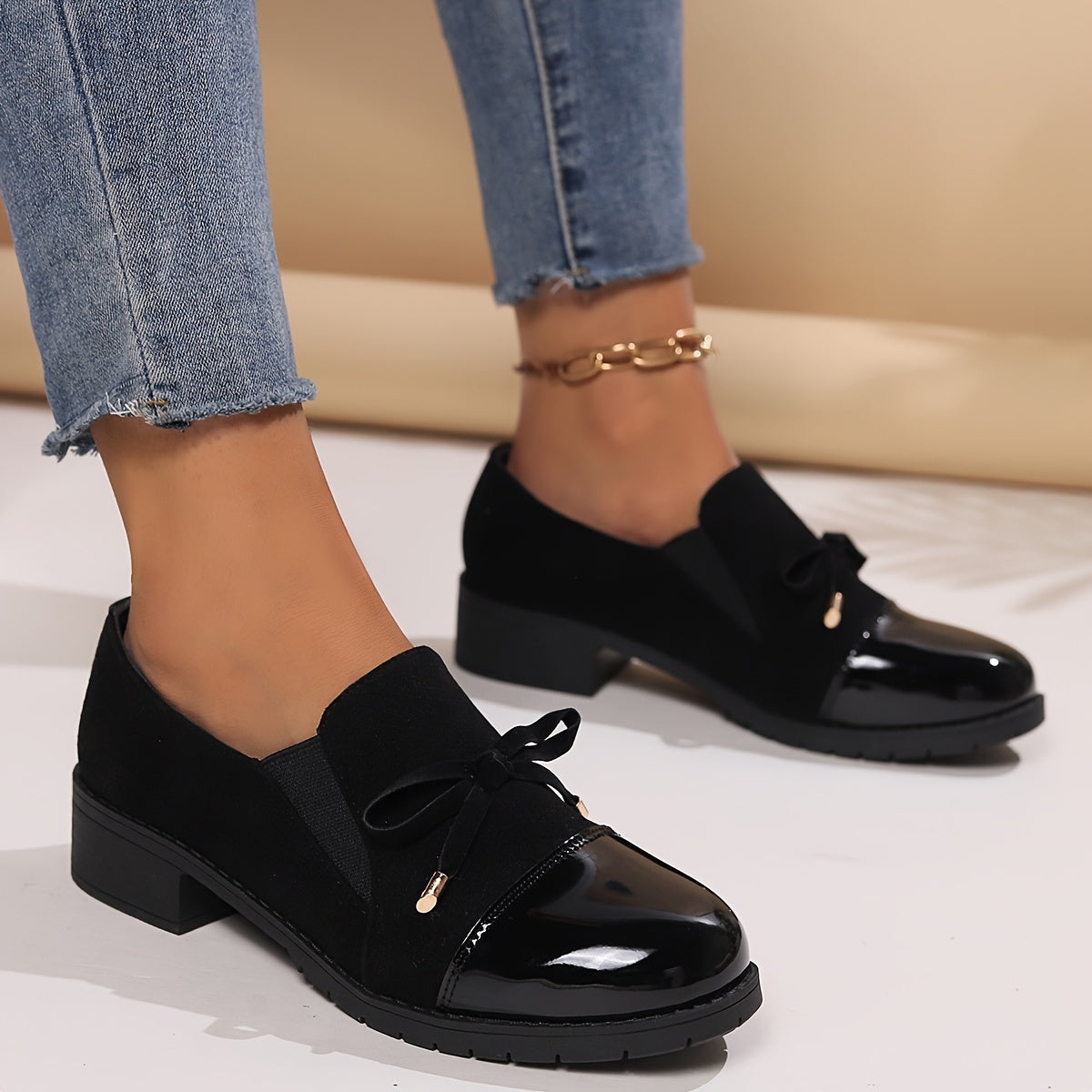 Camille | Mocassins Confort Bout Verni