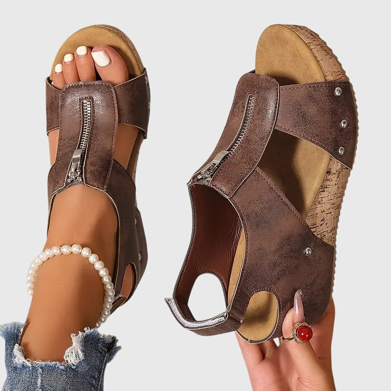 Bridie | Sandales Orthopédiques Compensées