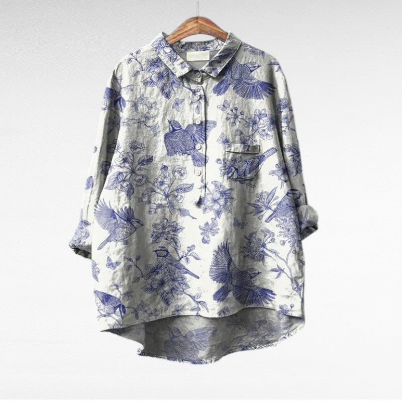 Séraphine | Blouse Florale Artistique