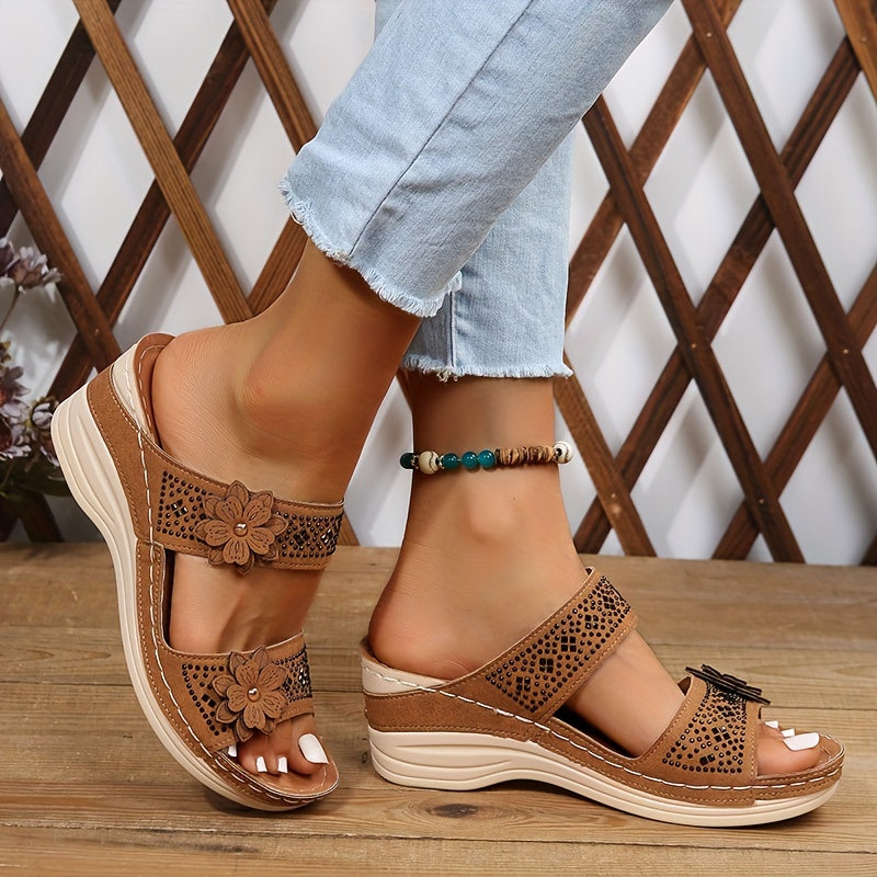 Rosalie | Sandales Confort Compensées