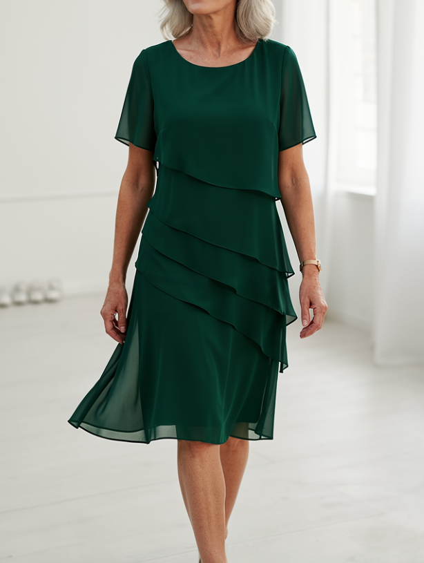 Maristelle | Robe Élégante Nuit Satinée