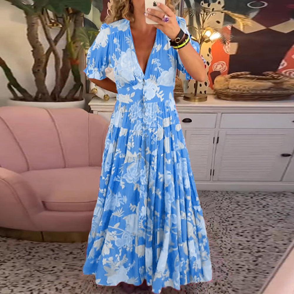 Adélaïde | Robe Maxi Fleurie