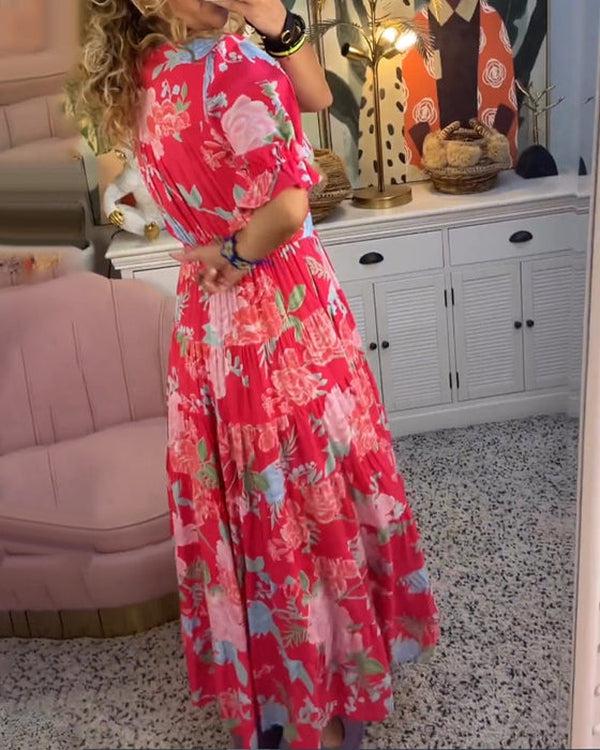 Adélaïde | Robe Maxi Fleurie