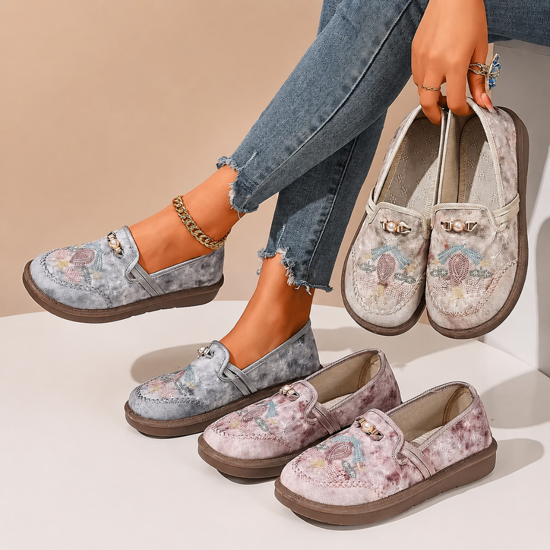 Michèle | Mocassins Brodés Confort