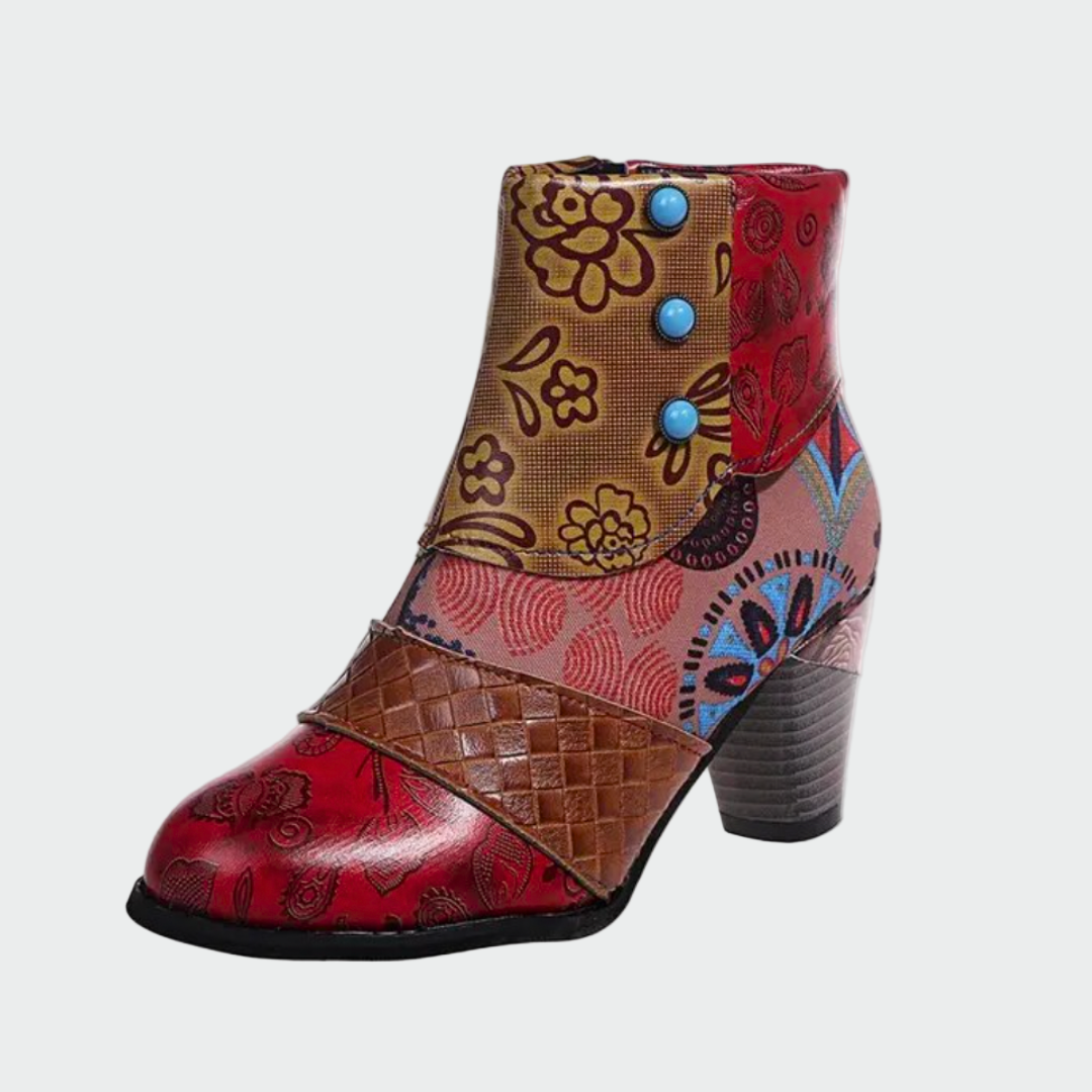 Aurélia | Bottines Patchwork Artistiques