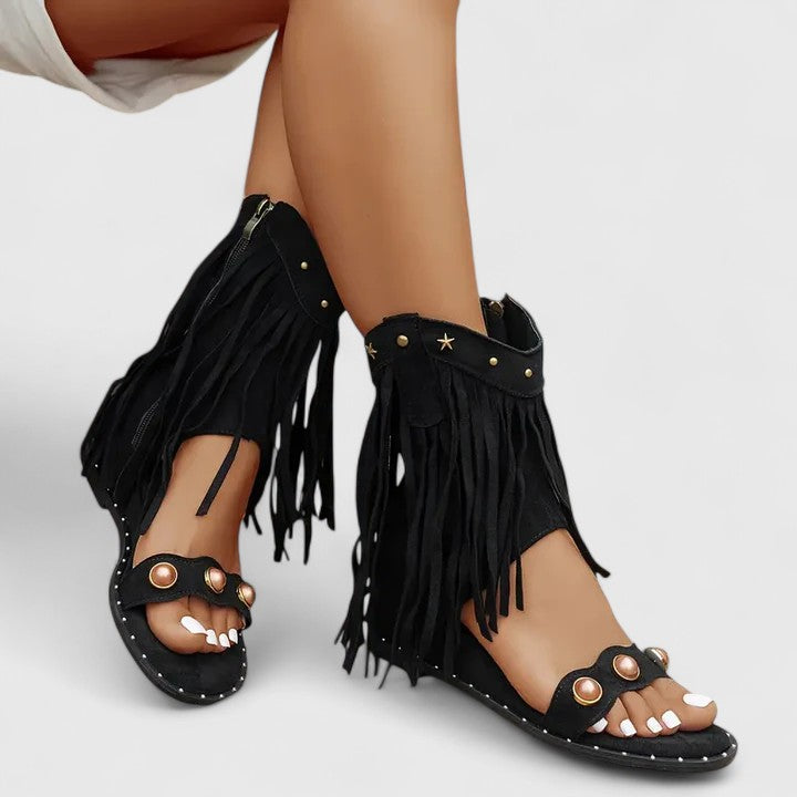 Eira | Sandales Orthopédiques Frangées