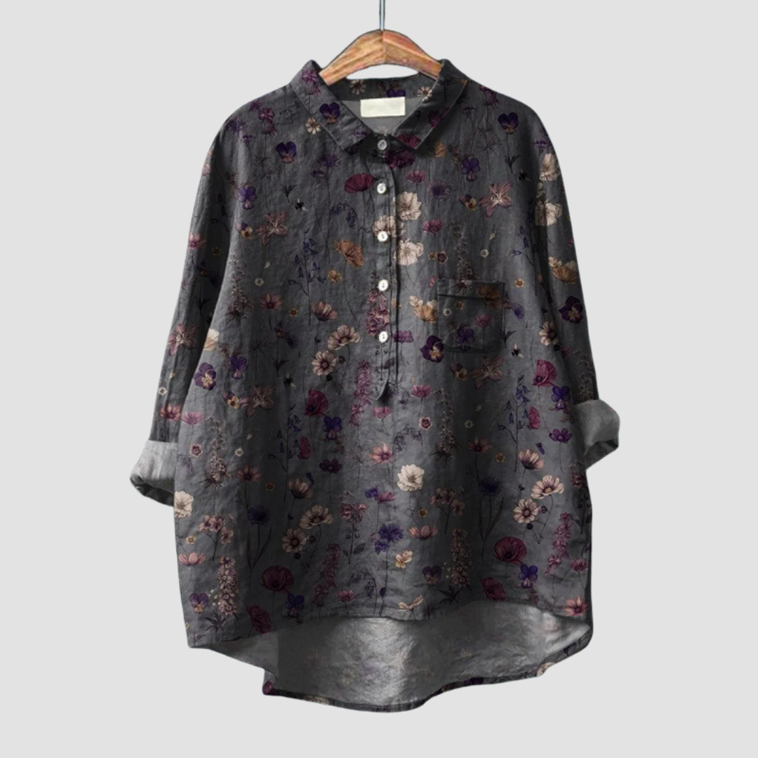 Quitterie | Blouse Florale Subtile