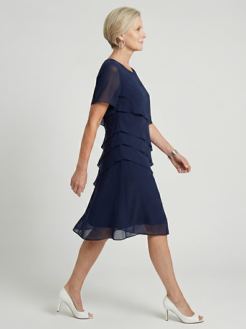 Camille | Robe douce à mi-longueur