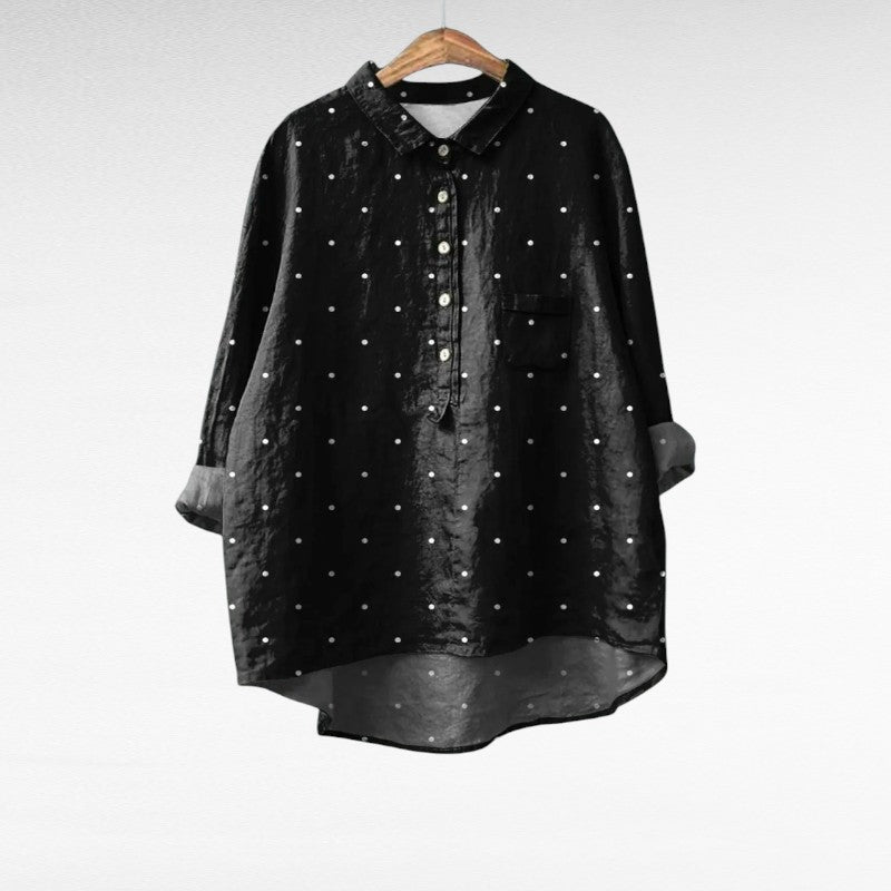 Zoé | Blouse Pois Élégante