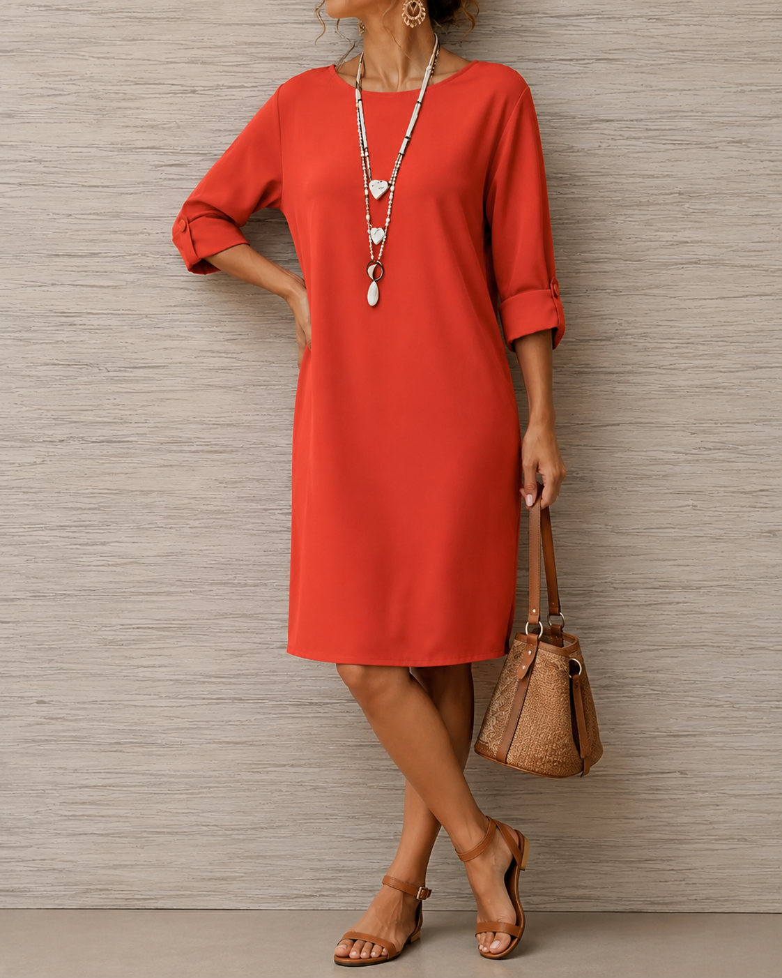 Silvia | Robe midi sculptante
