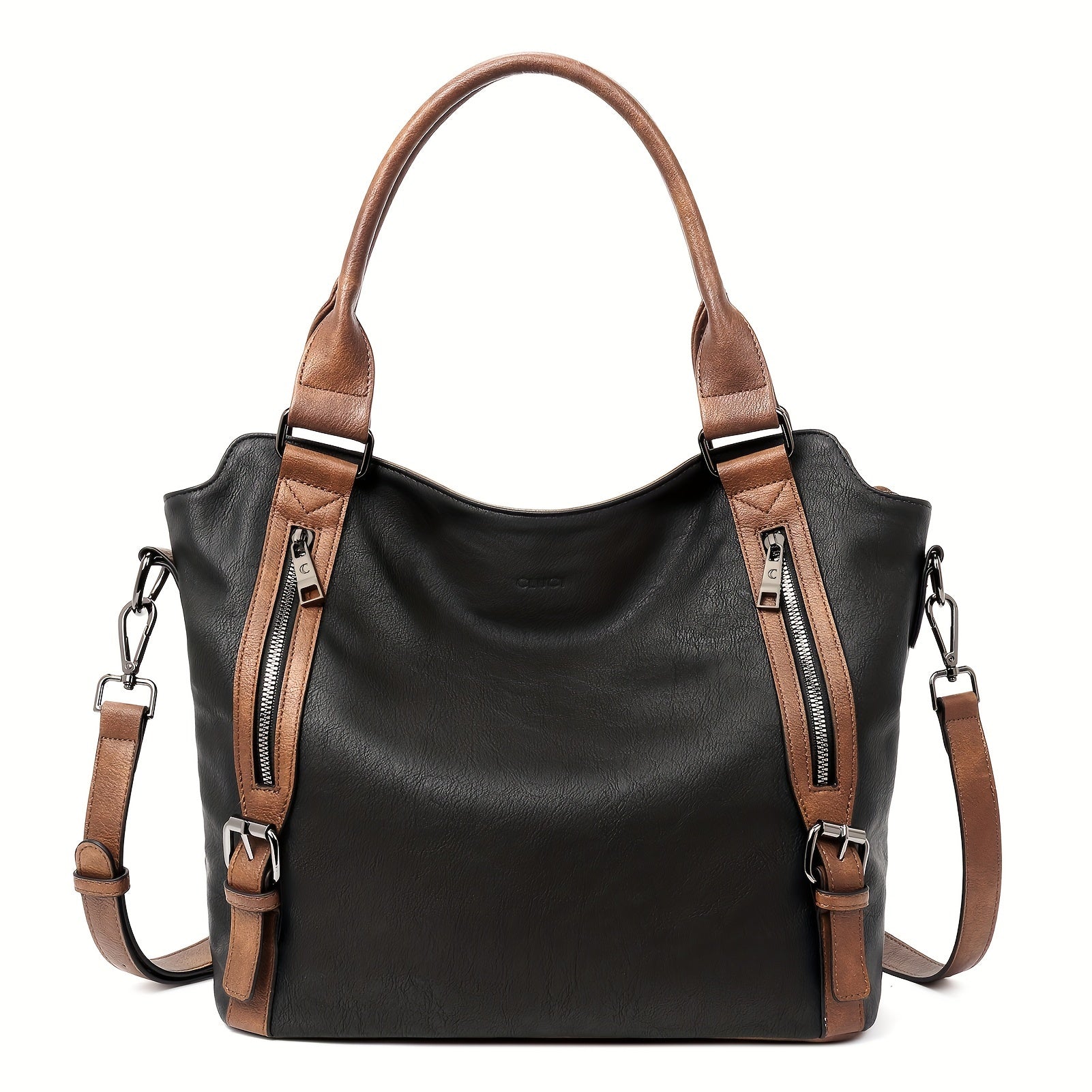 Laurine | Sac Cabas Élégant Multi-Zips