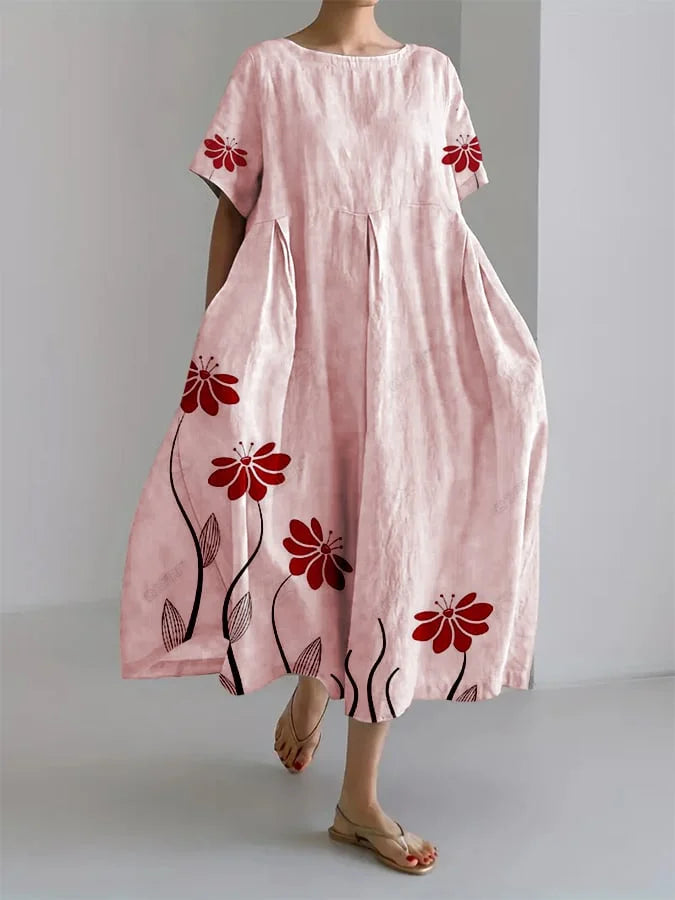 Rosalie | Robe Longue Fleurie Délicate