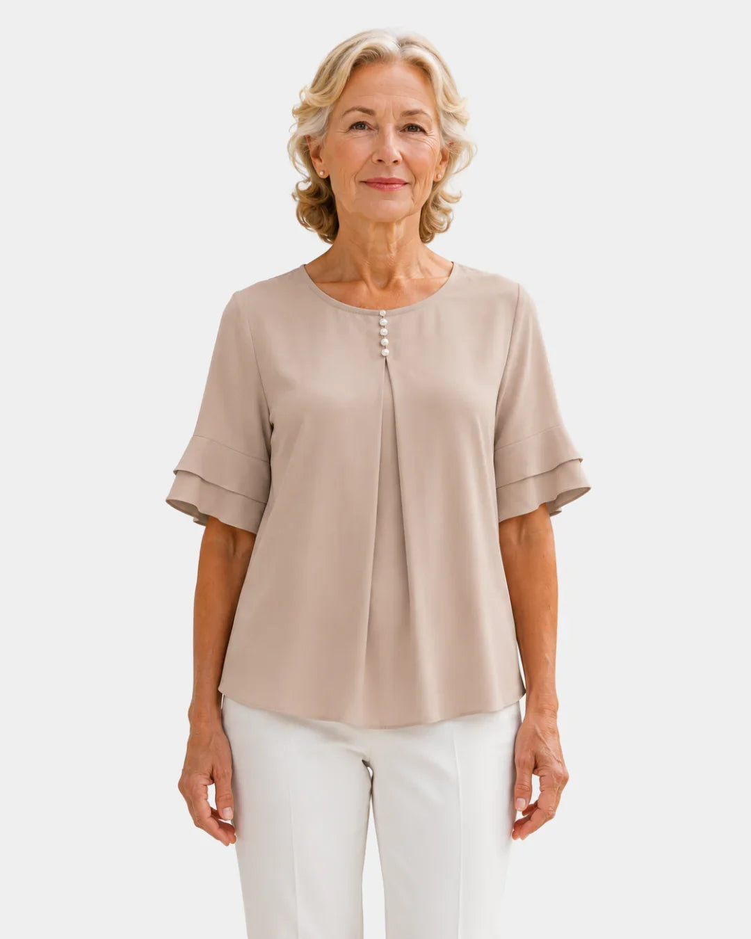 Hadelinde | Blouse élégante à boutons