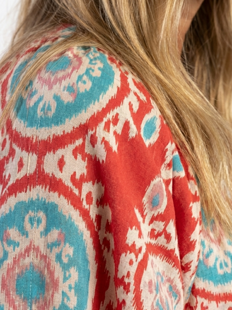 Sienna | Robe Maxi Bohème Imprimé Ethnique