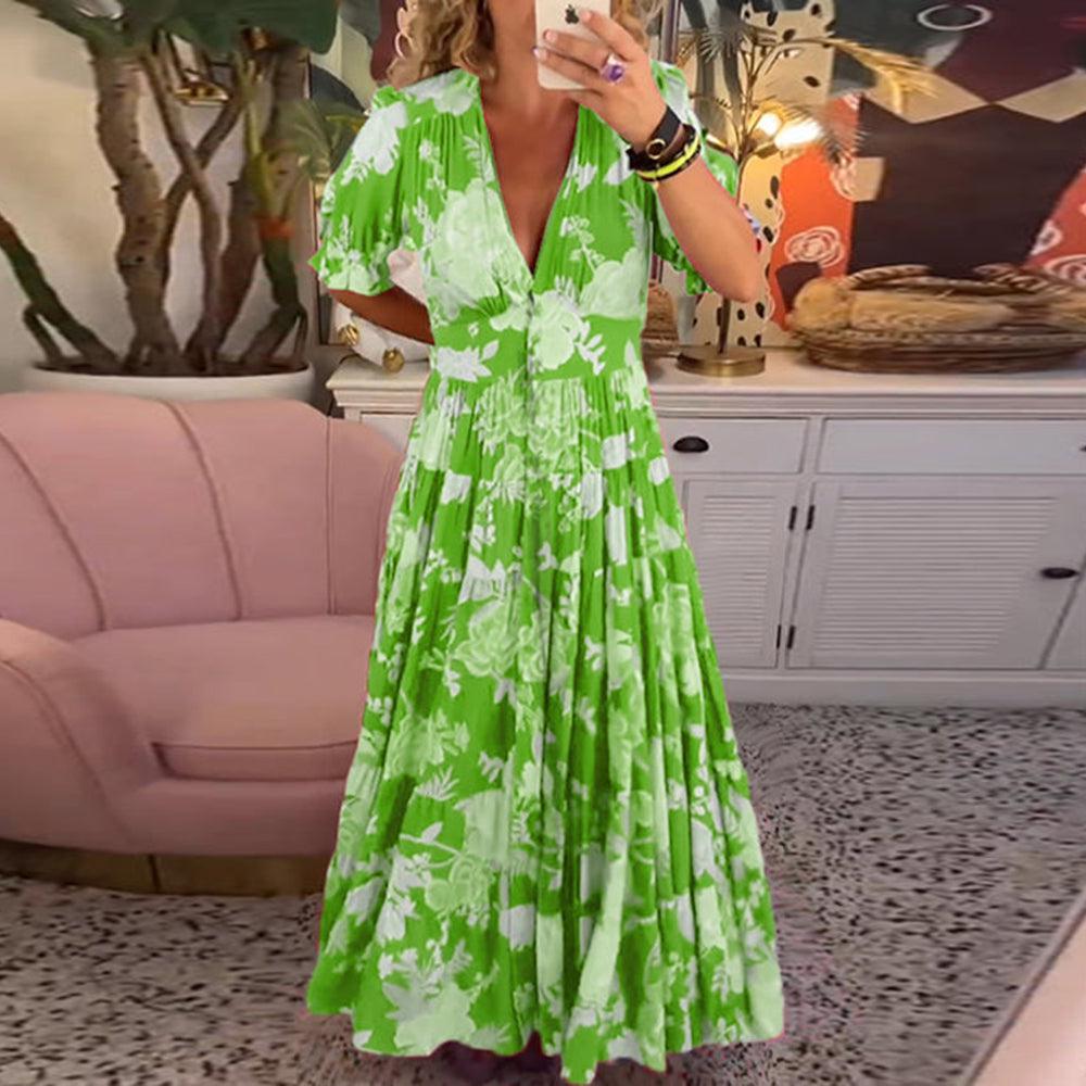 Adélaïde | Robe Maxi Fleurie