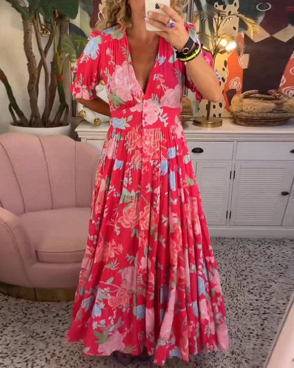 Adélaïde | Robe Maxi Fleurie
