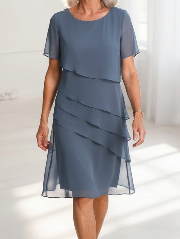 Maristelle | Robe Élégante Nuit Satinée