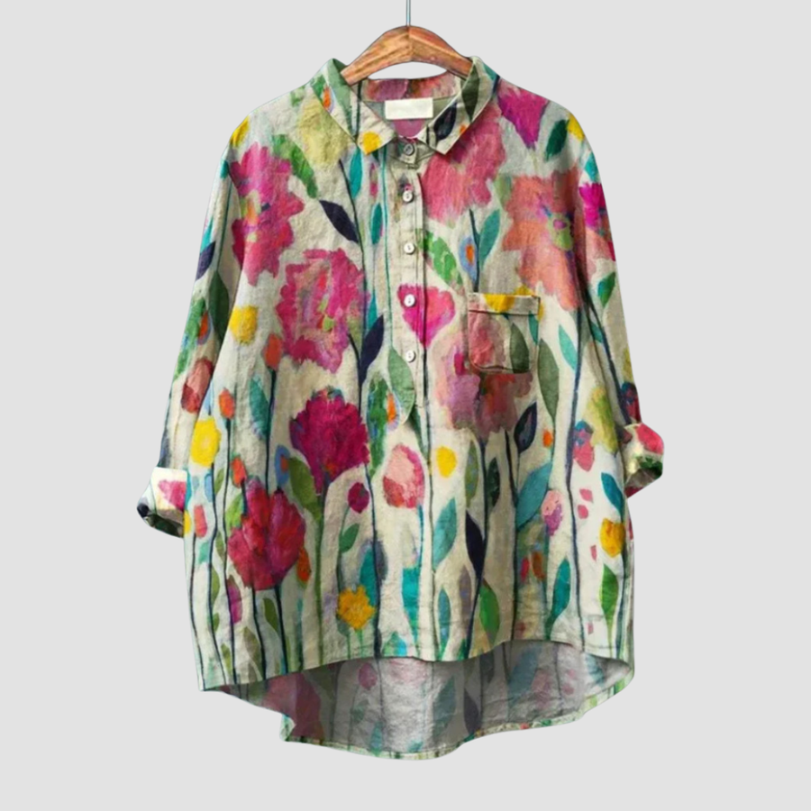 Victoire | Blouse Florale Raffinée