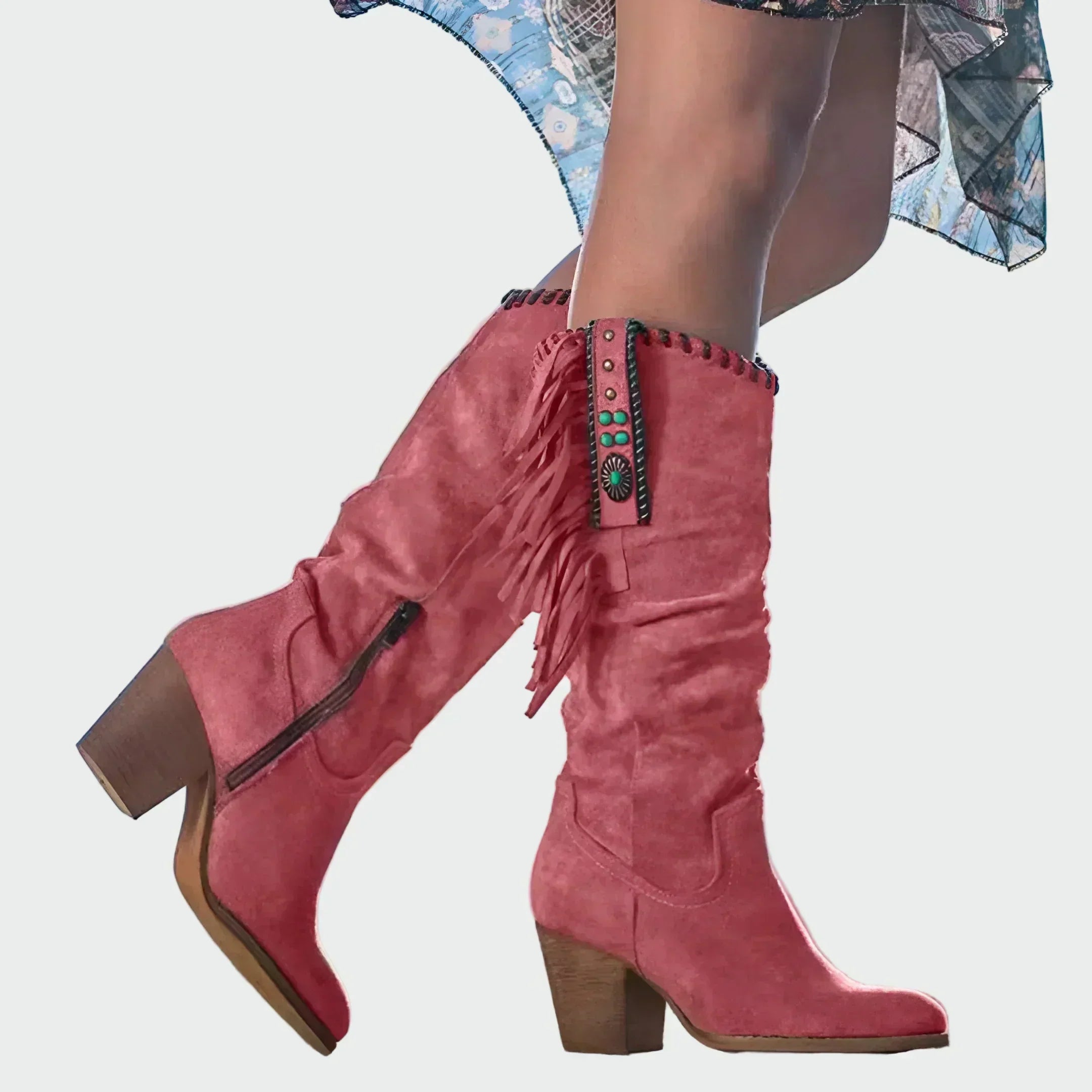 Savannah | Bottes Western Frangées