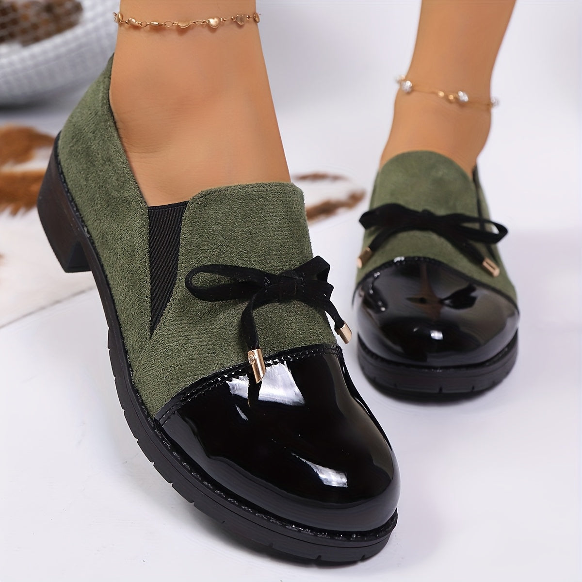 Camille | Mocassins Confort Bout Verni