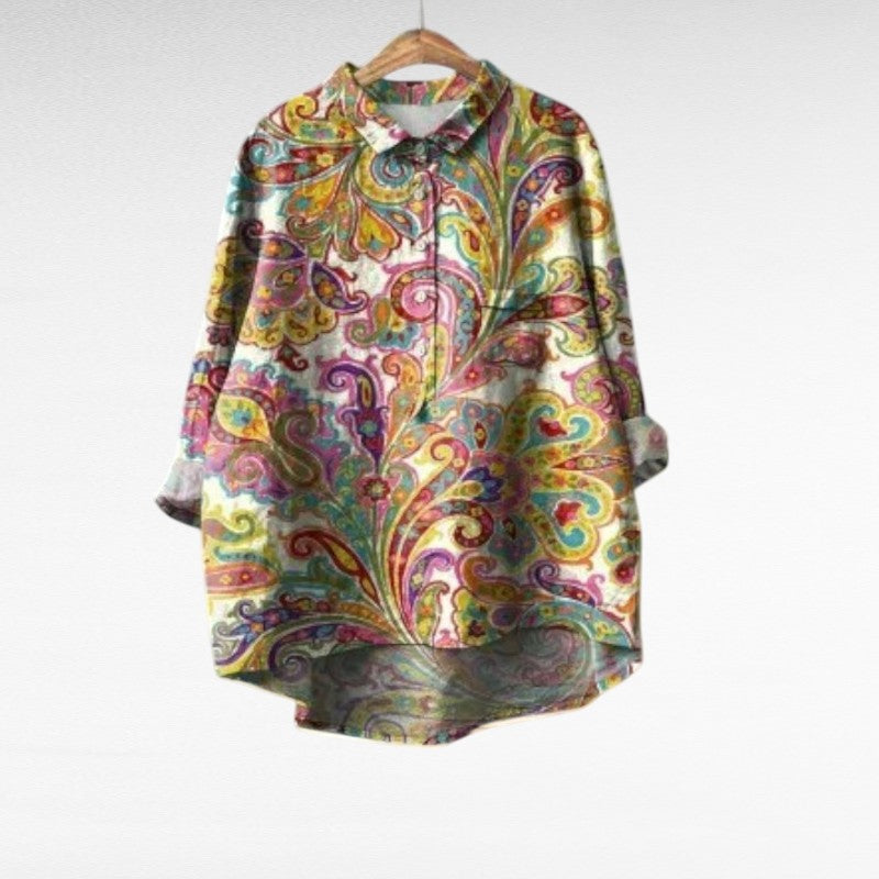 Élisa | Blouse Cachemire Élégante