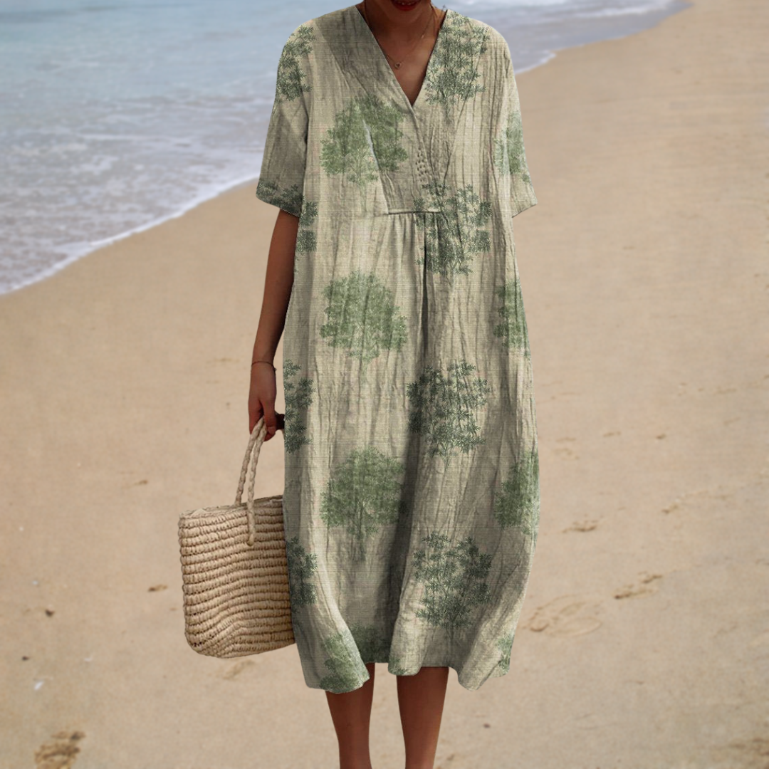 Madeleine | Robe Longue Naturelle