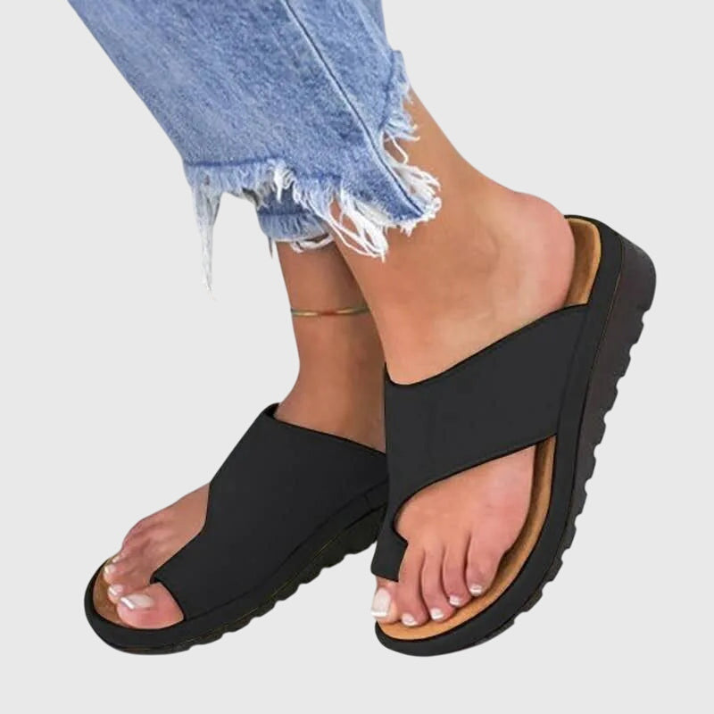 Juliette | Mules Orthopédiques Minimalistes Plateforme