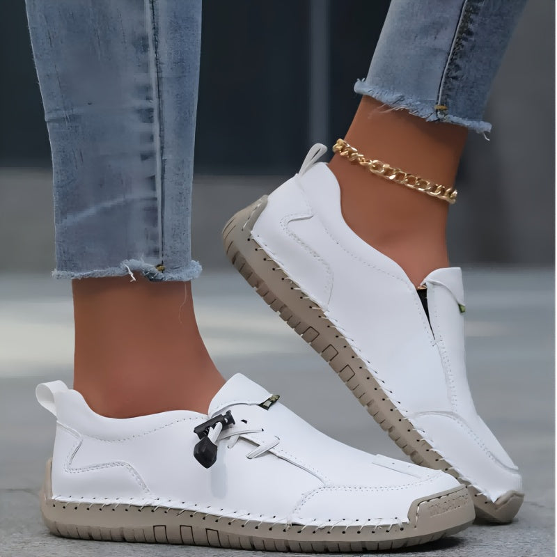 Mathilde | Mocassins Confort Piqués Main