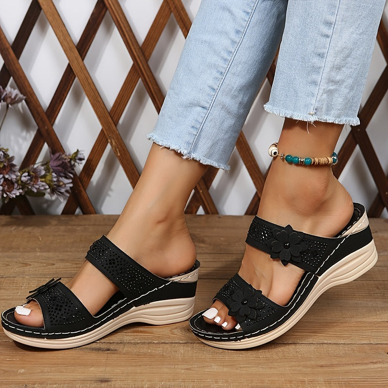 Rosalie | Sandales Confort Compensées